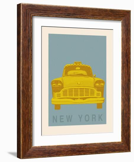 New York - Cab-Ben James-Framed Art Print