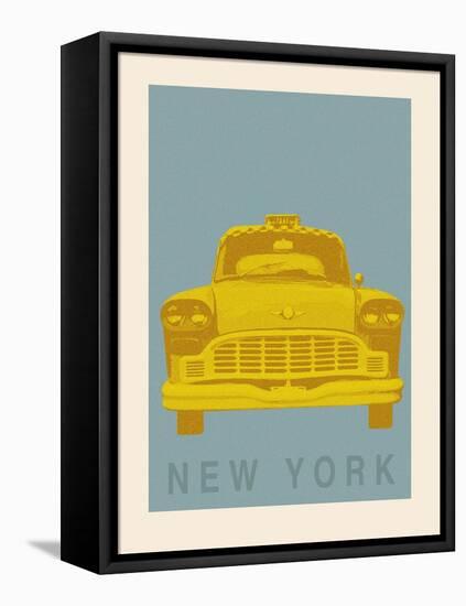 New York - Cab-Ben James-Framed Stretched Canvas