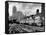 New York Central Passenger Train with a Streamlined Locomotive Leaving Chicago Station-Andreas Feininger-Framed Premier Image Canvas