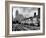 New York Central Passenger Train with a Streamlined Locomotive Leaving Chicago Station-Andreas Feininger-Framed Photographic Print