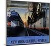 New York Central System, Along the Water Level Route-Leslie Ragan-Mounted Art Print