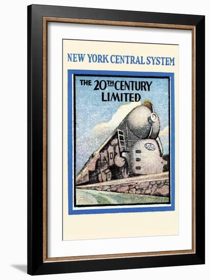 New York Central System - the 20th Century Limited-null-Framed Art Print