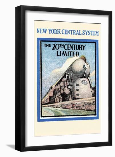 New York Central System - the 20th Century Limited-null-Framed Art Print