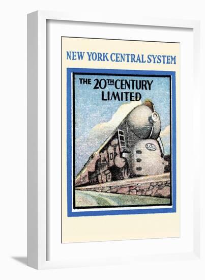 New York Central System - the 20th Century Limited-null-Framed Art Print