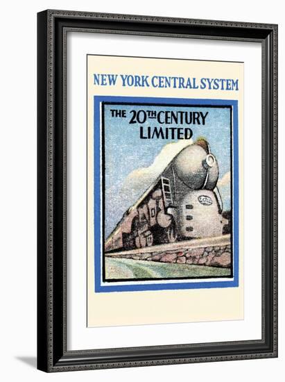 New York Central System - the 20th Century Limited-null-Framed Art Print