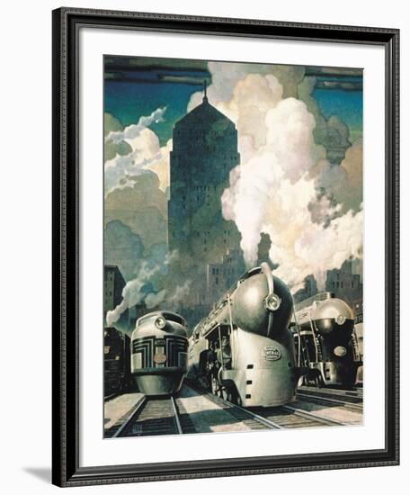 New York Central System--Framed Art Print