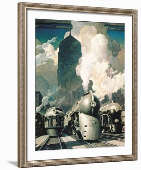 New York Central System-null-Framed Art Print