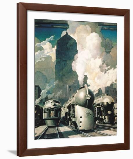 New York Central System--Framed Art Print