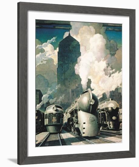 New York Central System-null-Framed Art Print