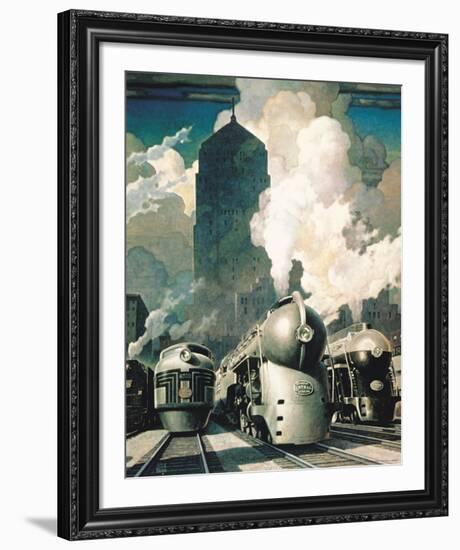 New York Central System-null-Framed Art Print