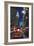 New York - Chrysler Building Street Scene-Martina Bleichner-Framed Art Print