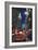 New York - Chrysler Building Street Scene-Martina Bleichner-Framed Art Print