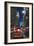 New York - Chrysler Building Street Scene-Martina Bleichner-Framed Art Print