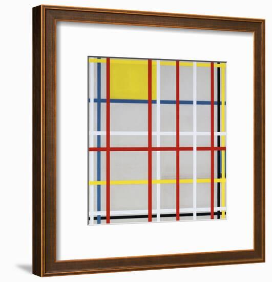 New York City, 3-Piet Mondrian-Framed Giclee Print