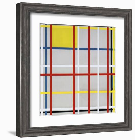 New York City, 3-Piet Mondrian-Framed Giclee Print