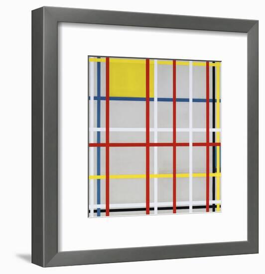 New York City, 3-Piet Mondrian-Framed Giclee Print