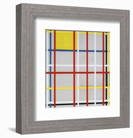 New York City, 3-Piet Mondrian-Framed Giclee Print