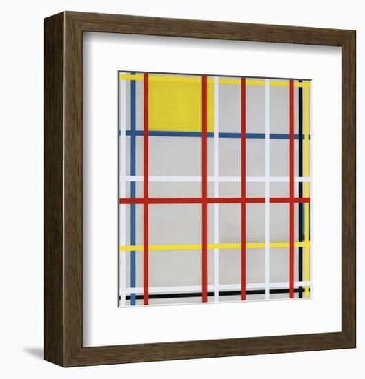 New York City, 3-Piet Mondrian-Framed Giclee Print