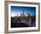 New York City - Amazing Sunrise over Central Park and Upper East Side Manhattan - Birds Eye / Aeria-dellm60-Framed Photographic Print