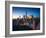 New York City - Amazing Sunrise over Central Park and Upper East Side Manhattan - Birds Eye / Aeria-dellm60-Framed Photographic Print