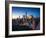 New York City - Amazing Sunrise over Central Park and Upper East Side Manhattan - Birds Eye / Aeria-dellm60-Framed Photographic Print