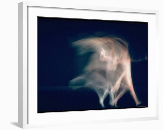 New York City Ballet Dancers in Pas de Deux from Sonata-Gjon Mili-Framed Premium Photographic Print