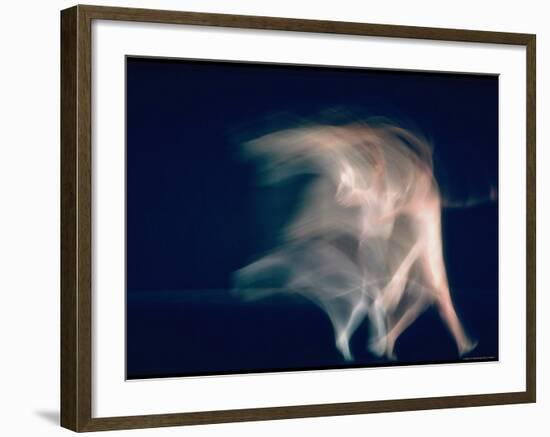 New York City Ballet Dancers in Pas de Deux from Sonata-Gjon Mili-Framed Premium Photographic Print