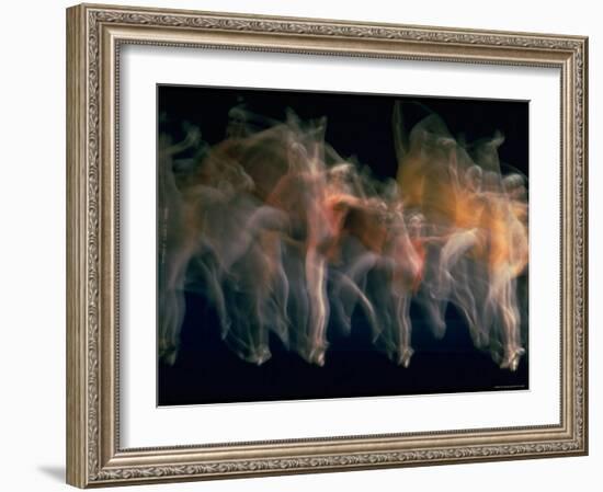 New York City Ballet Performing Dumbarton Oaks-Gjon Mili-Framed Photographic Print