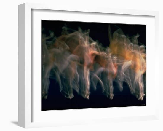 New York City Ballet Performing Dumbarton Oaks-Gjon Mili-Framed Photographic Print