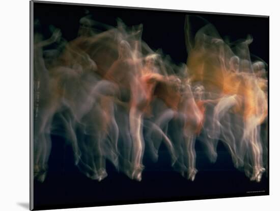 New York City Ballet Performing Dumbarton Oaks-Gjon Mili-Mounted Photographic Print