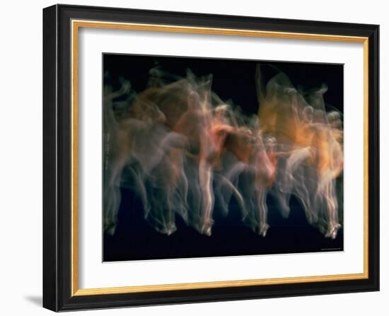 New York City Ballet Performing Dumbarton Oaks-Gjon Mili-Framed Photographic Print