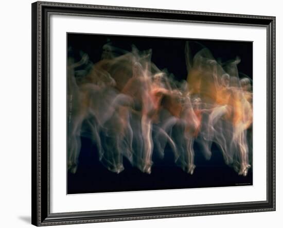 New York City Ballet Performing Dumbarton Oaks-Gjon Mili-Framed Photographic Print