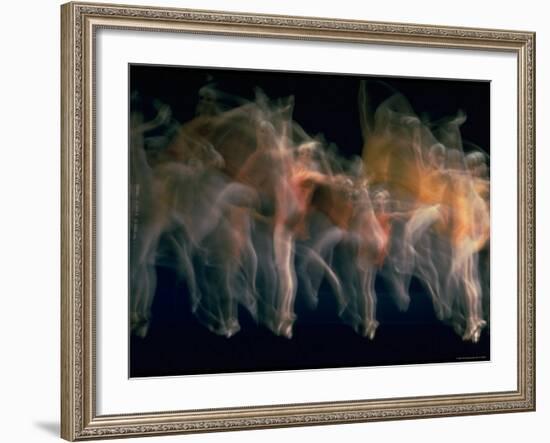 New York City Ballet Performing Dumbarton Oaks-Gjon Mili-Framed Photographic Print