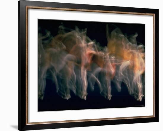 New York City Ballet Performing Dumbarton Oaks-Gjon Mili-Framed Photographic Print