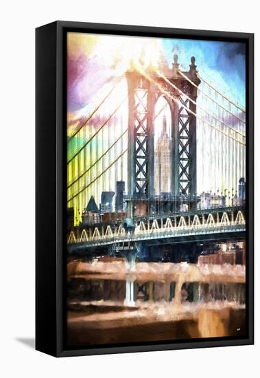 New York City Bridge II-Philippe Hugonnard-Framed Premier Image Canvas