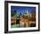 New York City Brooklyn Bridge - Downtown at Night-dellm60-Framed Photographic Print