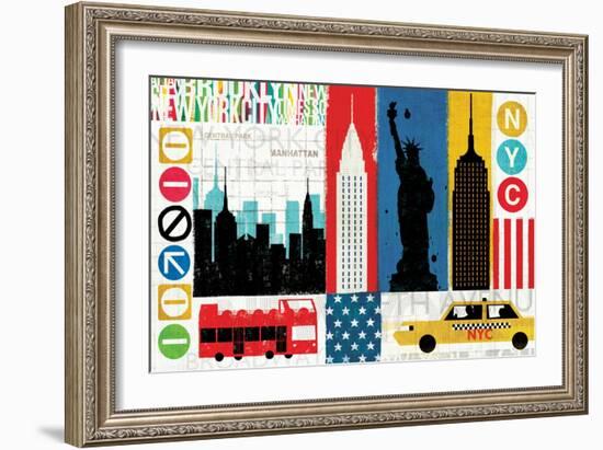 New York City Experience-Mo Mullan-Framed Art Print