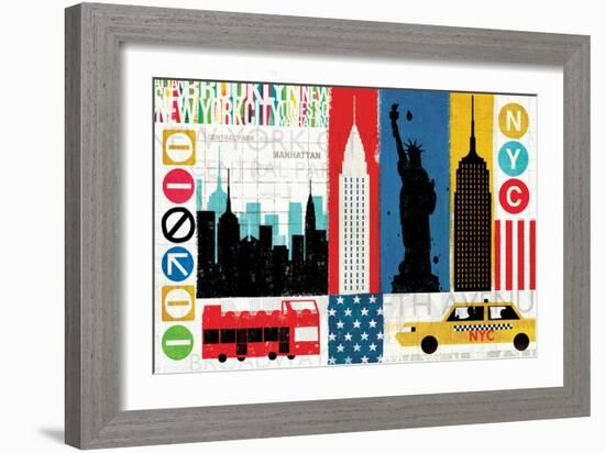 New York City Experience-Mo Mullan-Framed Art Print