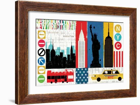 New York City Experience-Mo Mullan-Framed Art Print