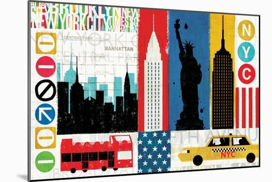 New York City Experience-Mo Mullan-Mounted Art Print