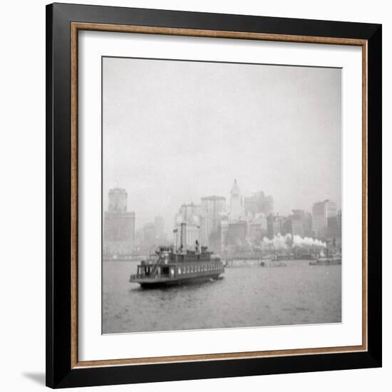 New York City from the River, USA, 20th Century-J Dearden Holmes-Framed Photographic Print