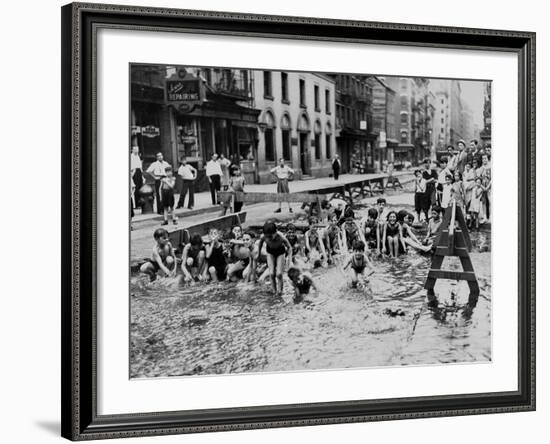 New York City Heatwave, c.1936-null-Framed Photographic Print