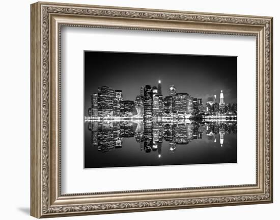 New York City in Black & White-null-Framed Premium Giclee Print