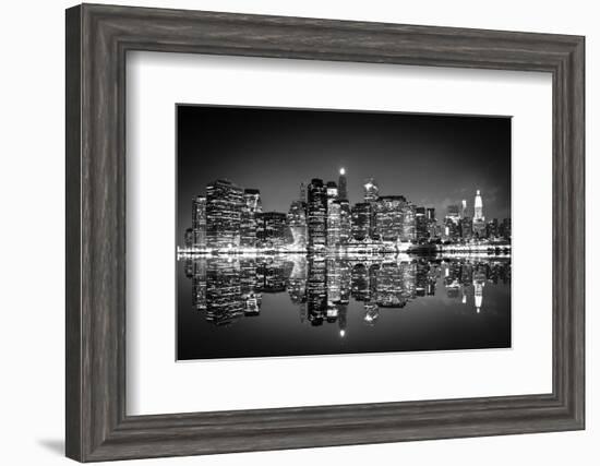 New York City in Black & White-null-Framed Premium Giclee Print