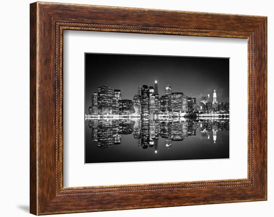 New York City in Black & White-null-Framed Premium Giclee Print