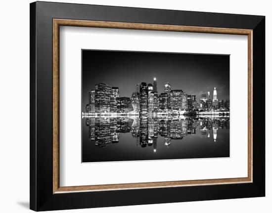 New York City in Black & White-null-Framed Premium Giclee Print