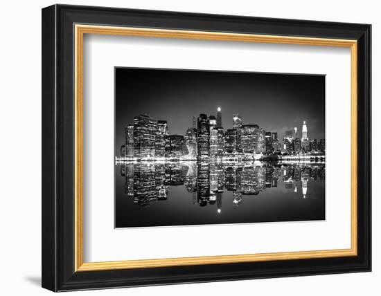 New York City in Black & White-null-Framed Premium Giclee Print