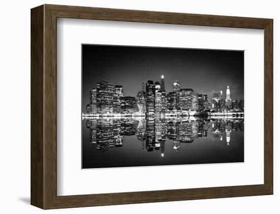 New York City in Black & White-null-Framed Premium Giclee Print