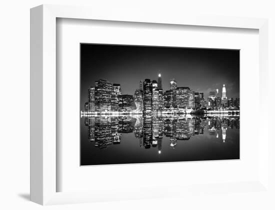 New York City in Black & White-null-Framed Premium Giclee Print