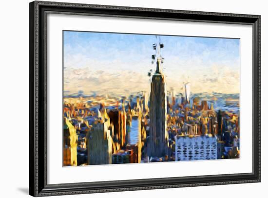 New York City - In the Style of Oil Painting-Philippe Hugonnard-Framed Giclee Print